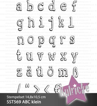 Kulricke Stempelset "ABC klein" Clear Stamp