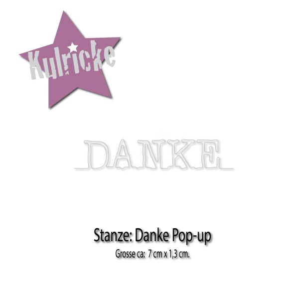 Danke Pop-up Stanze