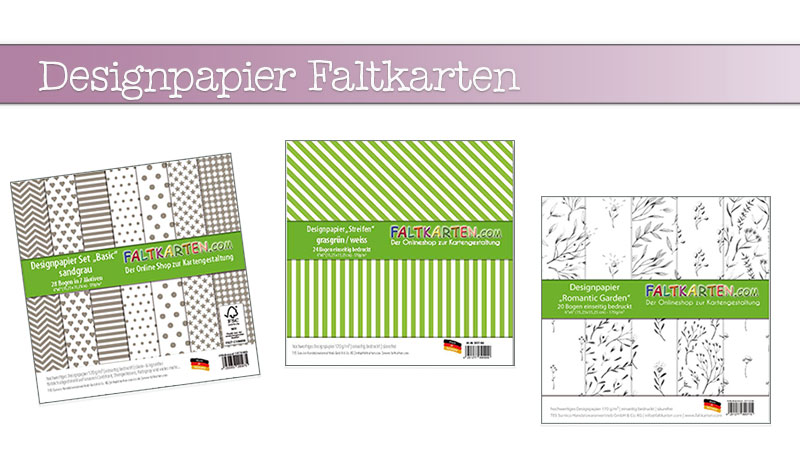 DesignPapier Faltkarten