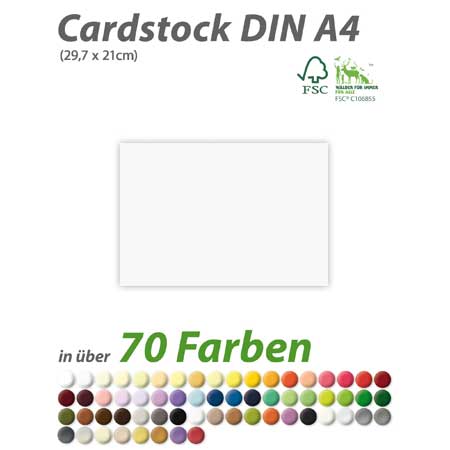 Blanko Cardstock DIN A4