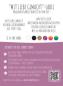 Preview: Kulricke Designpapier - "Mit Liebe gemacht" Label Papier A7