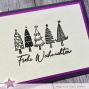Preview: Kulricke Stempelset "Lebkuchenwald" Clear Stamp