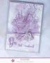 Preview: Kulricke Hintergrundstempel "Lavendel Hintergrund" Clear Stamp
