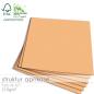 Cardstock 12"x12"  210g/m² (30,5 x 30,5cm) in struktur aprikose