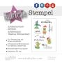 Preview: Kulricke Stempel Set mit Stanzschablone - Craft Die "Kaktus Weihnachten"