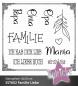Preview: Kulricke Stempelset "Familien Liebe" Clear Stamp