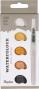 Preview: Rayher Watercolour Metallic Gold - 5-Farben-Set inkl. Wassertankpinsel