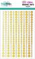 Preview: Carlijn Design - Klebesteine "Yellow" Enamel Dots 300 Stück