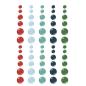 Preview: Simple Stories - Enamel Dots "Simple Vintage Flannel Season" 60 Stück 