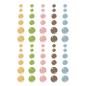Preview: Simple Stories - Enamel Dots "Vintage Junk Drawer" 60 Stück 