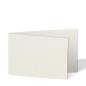 Doppelkarte - Faltkarte 250g/m² DIN A6 quer in natur wollweiss