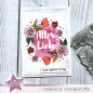 Preview: Kulricke Stempelset "Alles Liebe" Clear Stamp