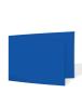 Doppelkarte - Faltkarte 220g/m² DIN B6 quer in royalblau