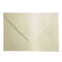 Briefumschlag DIN C6 120g/m² oF Nassklebung in metallic ivory