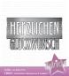 Preview: "Herzlichen GW Modern" Stanze - Craft Die