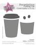 Preview: Kulricke Stanzschablone "Kaffee to Go Aufleger" Craft Die