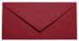 Briefumschlag DIN lang in weinrot, 90g, ohne Fenster, Nassklebung