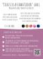 Preview: Kulricke Designpapier - "Tierische Affirmationen" Label Papier A7