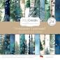 Preview: LaCreativ - Designpapier "Verschneiter Tannenwald" Paper Pack 6x6" - 24 Bogen