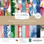 Preview: LaCreativ - Designpapier "Weihnachtliche Aquarellträume" Paper Pack 6x6" - 24 Bogen 