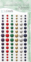 Preview: LaCreativ Enamel Dots „Festliche Farben“ – 84 selbstklebende Dekopunkte