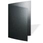 Doppelkarte - Faltkarte blanko 250g/m² DIN A6 in metallic anthrazit