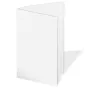 Doppelkarte - Faltkarte 220g/m² DIN A6 in puderweiss