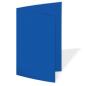 Doppelkarte - Faltkarte blanko 220g/m² DIN A6 in royalblau