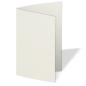Doppelkarte - Faltkarte blanko 250g/m² DIN A6 in natur wollweiss