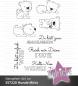 Preview: Kulricke Stempelset "Hunde minis" Clear Stamp