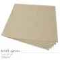 Cardstock 12"x12"  220g/m² (30,5 x 30,5cm) in kraft grau