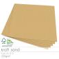 Cardstock 12"x12"  220g/m² (30,5 x 30,5cm) in kraft sand