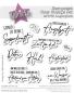Preview: Kulricke Stempel "Anglerglück Schrift" Clear Stamp