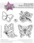 Preview: Kulricke Stempel "Zauberhafte Schmetterlinge" 10x10cm Clear Stamp