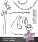 Preview: Kulricke Stempelset "Faultier" Clear Stamp