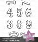 Preview: Kulricke Stempelset "Zahlen zu ABC" Clear Stamp