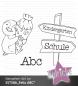 Preview: Stempelset "ABC Felix" Clear Stamp
