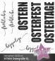 Preview: Kulricke Stempelset "Ostergrüße XL" Clear Stamp