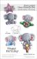 Preview: Kulricke Stempel "Elefant Geburtstag" Clear Stamp