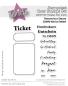 Preview: Kulricke Stempel "Ticket für Dich" Clear Stamp
