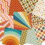 Preview: LaCreativ - Designpapier "Bunte Hippiewelt" Paper Pack 6x6" - 24 Bogen