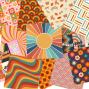 Preview: LaCreativ - Designpapier "Bunte Hippiewelt" Paper Pack 6x6" - 24 Bogen