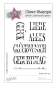 Preview: Kulricke Stempelset "Glückwünsche geteilt" Clear Stamp