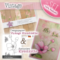 Preview: SET Stempelset "Kirschblüte" & Designpapier "Vintage Kirschblüte"