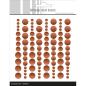 Preview: Simple and Basic - Adhesive Matte Enamel Dots "Metallic Copper Matte"