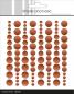 Preview: Simple and Basic - Adhesive Matte Enamel Dots "Metallic Copper Matte"