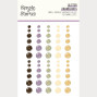 Preview: Simple Stories - Glitter Enamel Dots "Simple Vintage Lavender Fields" 60 Stück