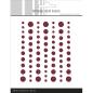 Preview: Simple and Basic - Glitter Enamel Dots "Wine Red"