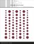 Preview: Simple and Basic - Glitter Enamel Dots "Wine Red"