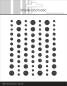 Preview: Simple and Basic - Glitter Enamel Dots "Black"